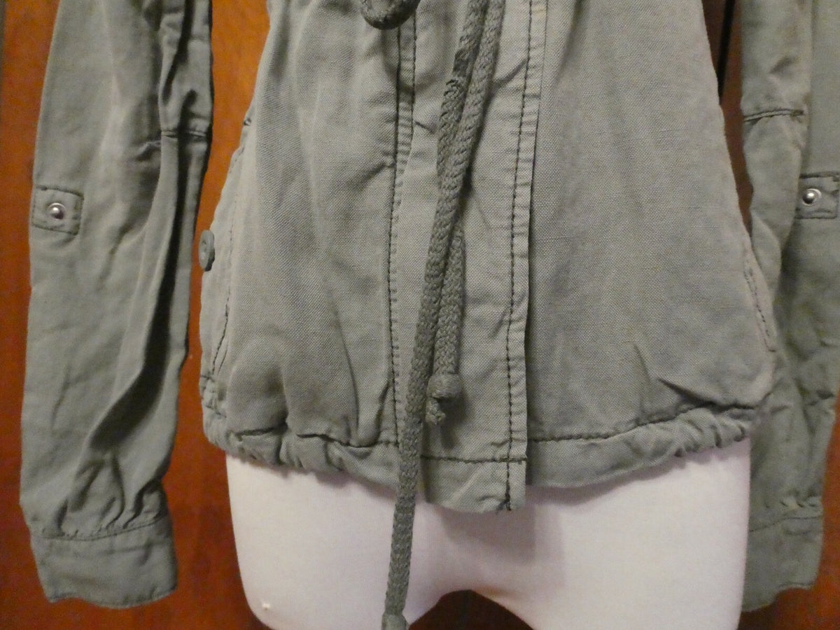 Daughters of the Liberation Anthropologie Women’s Khaki Coat Jacket Small