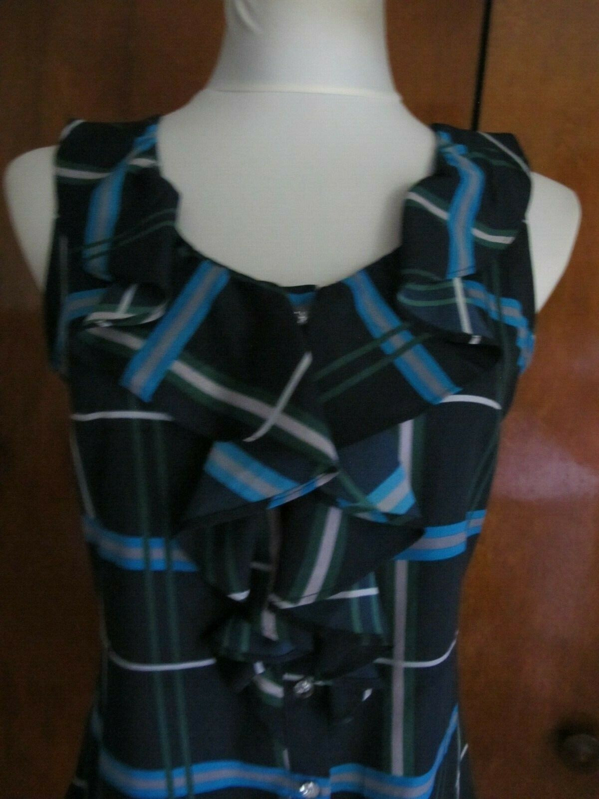Banana Republic women's navy multi color top size small