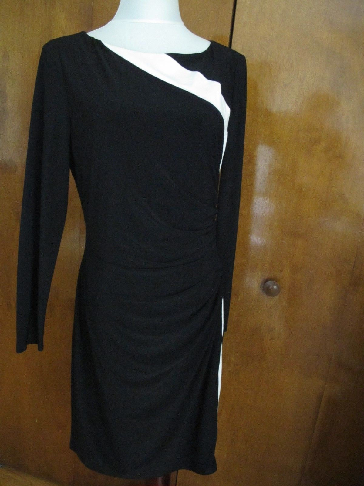 Lauren Ralph Lauren women’s black white NWT dress New