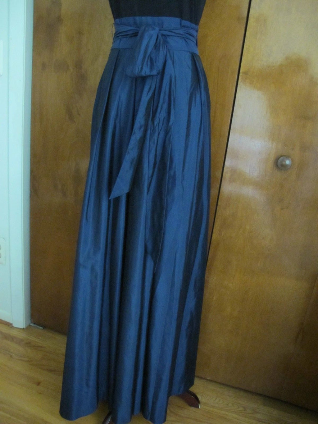 Ralph Lauren women's black blue fit and flare silhouette dress new