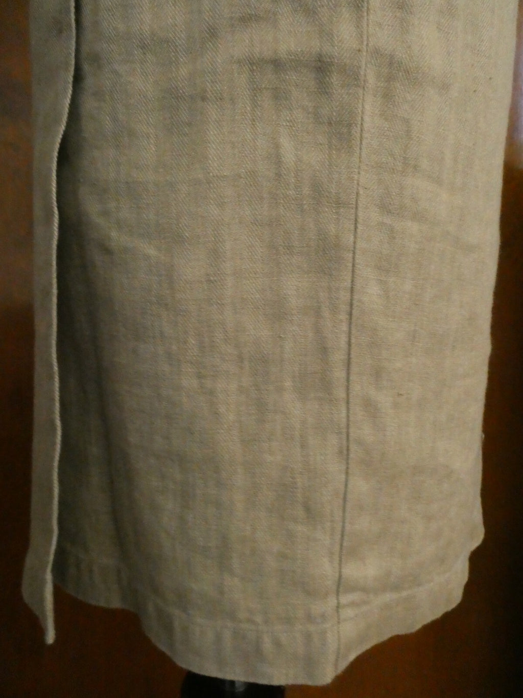 Lauren Ralth Lauren women's tan wrap 100% linen skirt size 12 