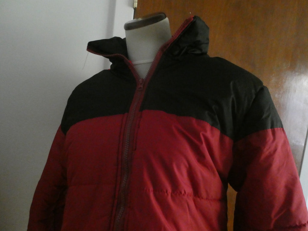 JUST Women’s Jacket Coat Red/Black Removable Hooded Size Small