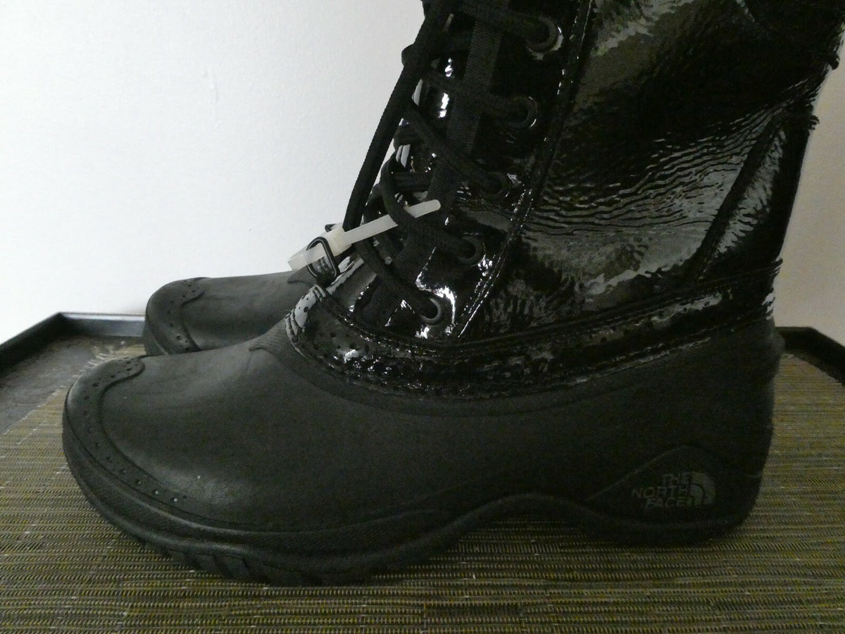 The North Face authentic women's black waterproof lace-up boots sz 7