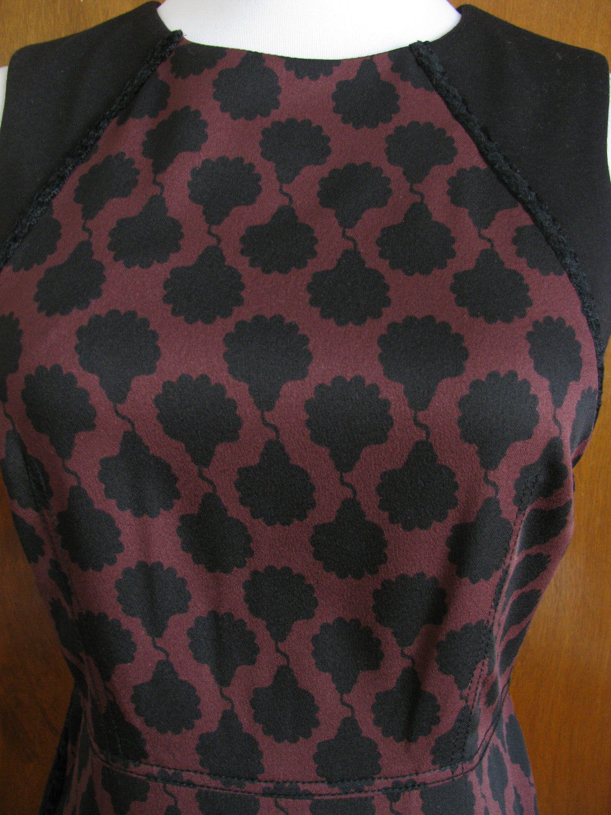 Rachel Roy Women's Red Currant Black Dress New