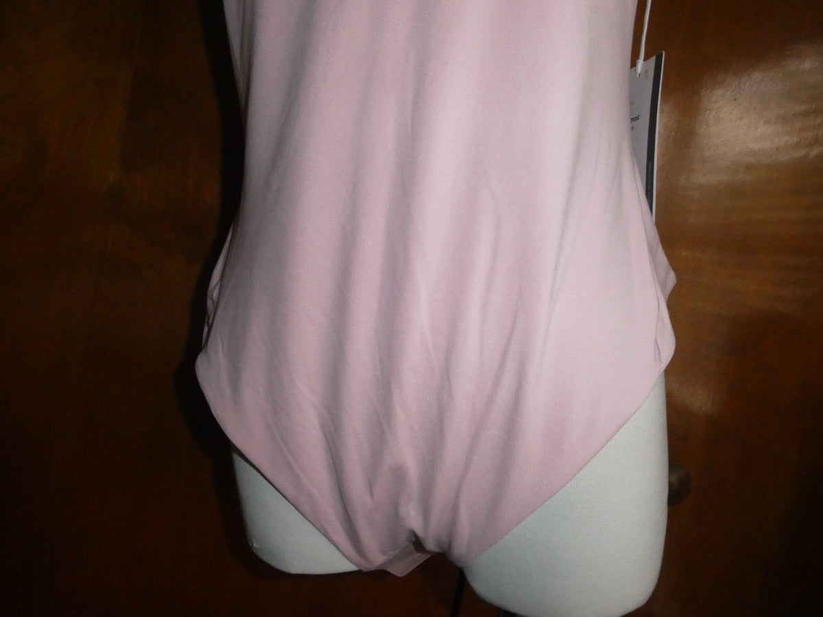Lululemon Bodysuit Wundermost Soft Sleeveless PKHZ Pink Haze XLARGE