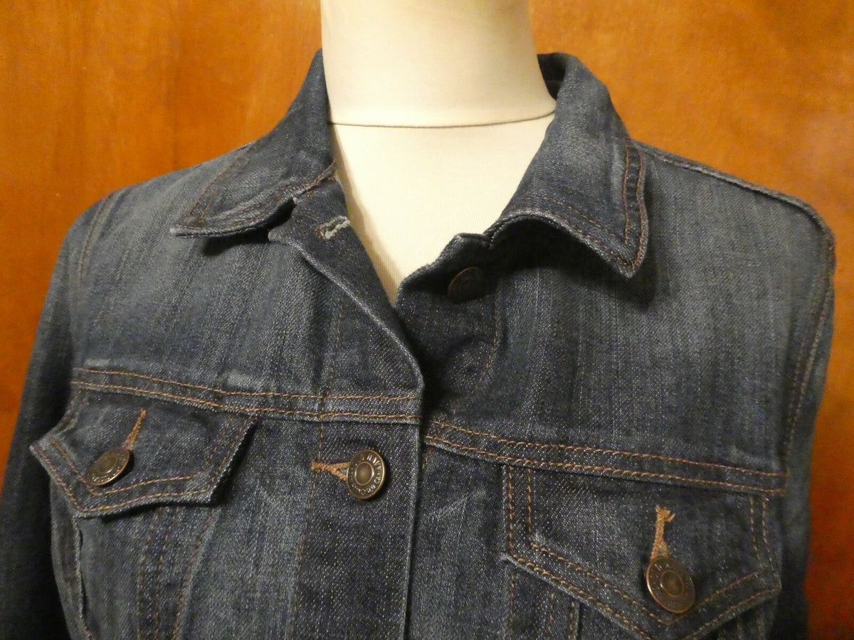 Old Navy women's soft blue jean jacket Large