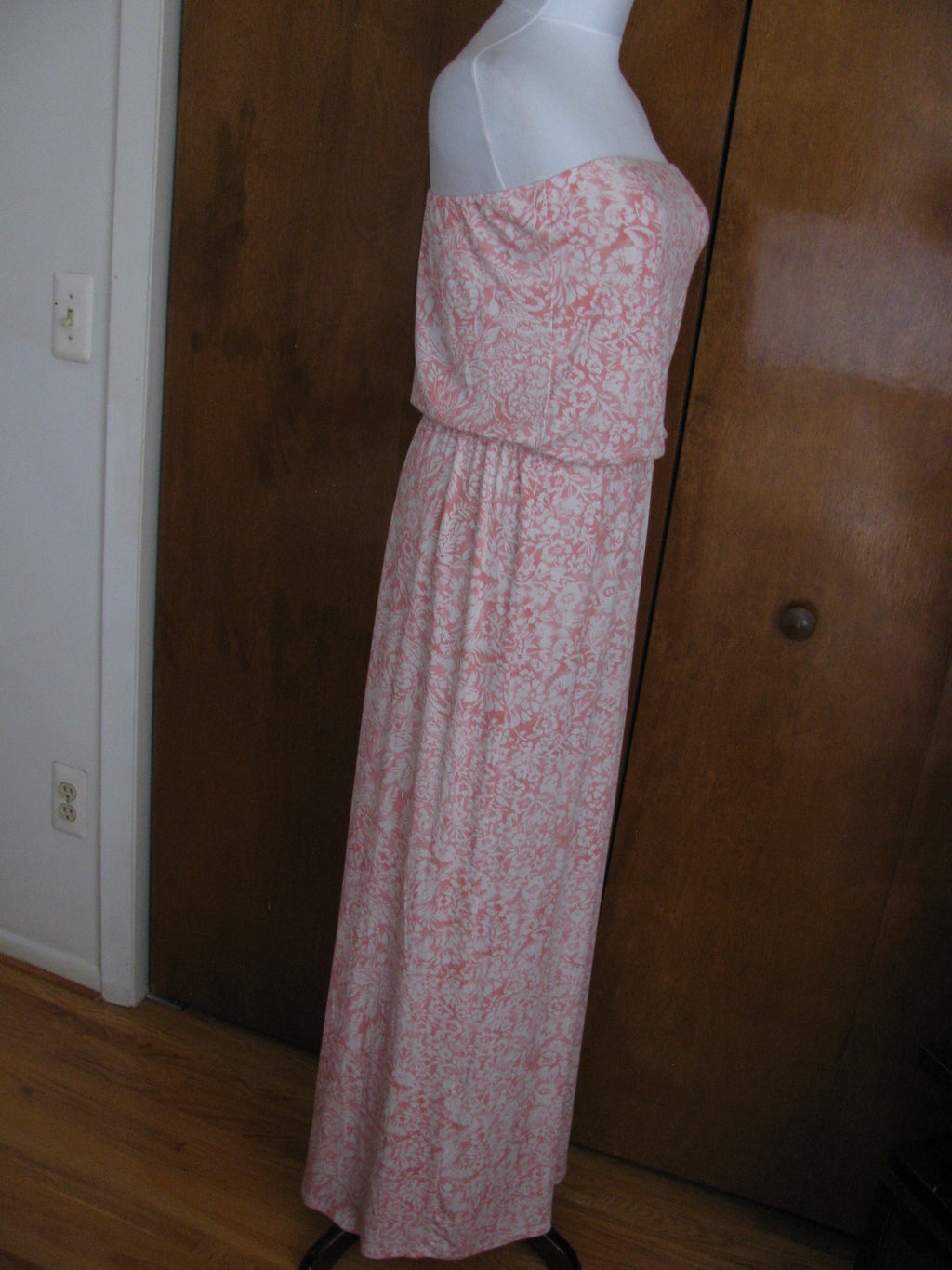 Armani Exchange Women's Faded Floral Modal Long Dress New