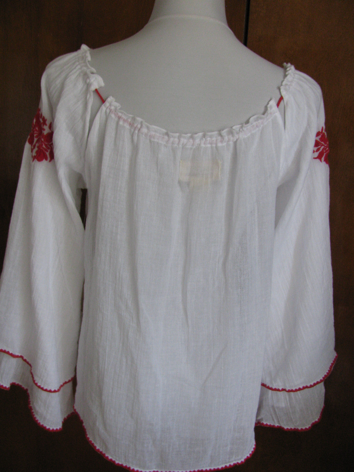 Ralph Lauren Denim & Supply women white cotton embroidered top