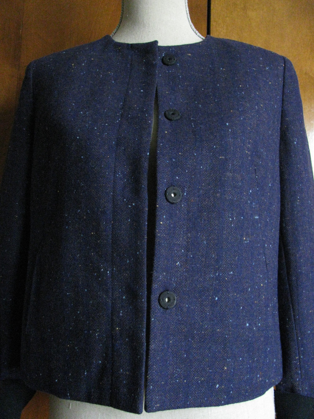 Gap women's purple wool blends elegant lined blazer New