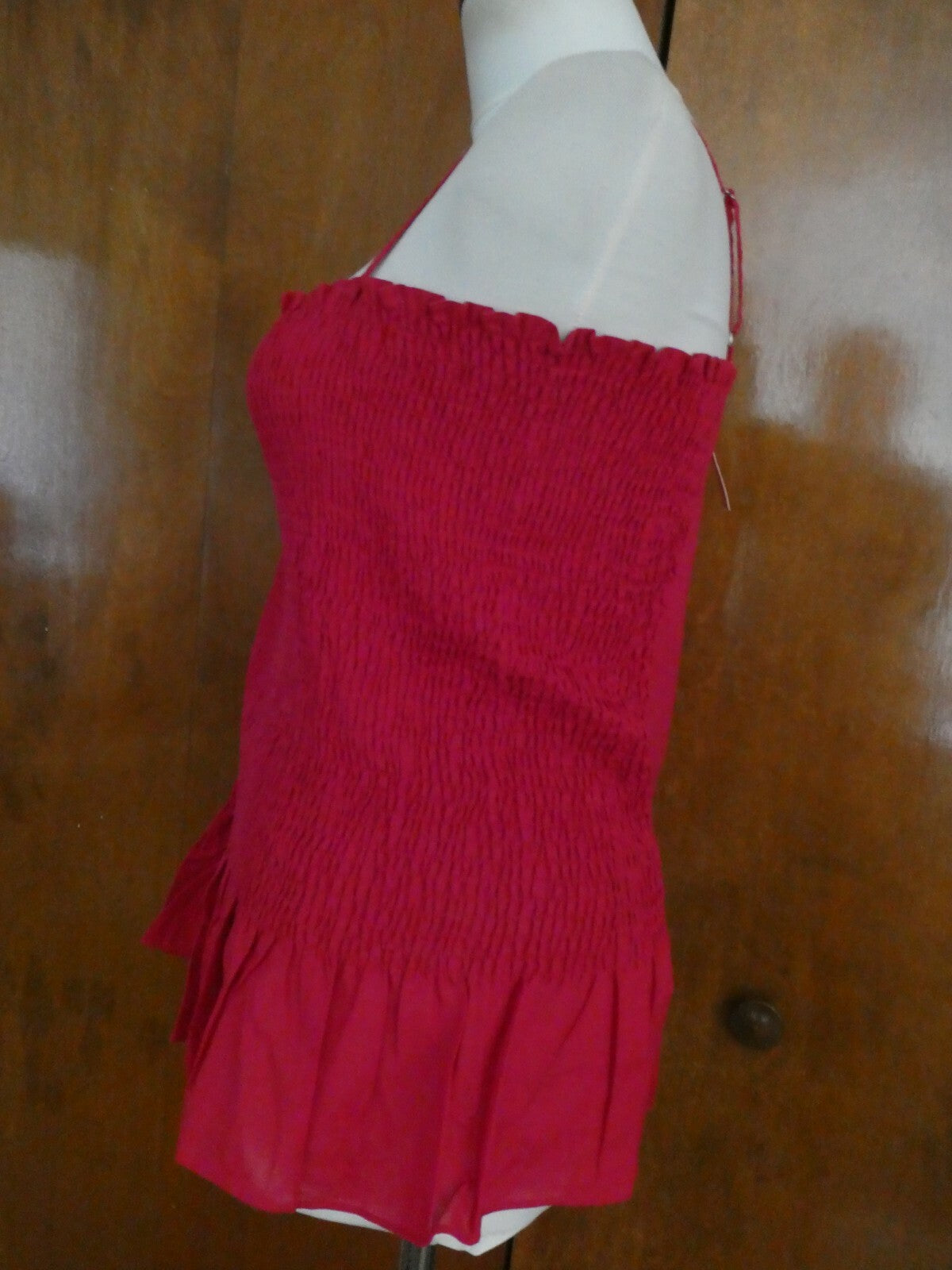 Anthropologie Maeve Women’s Cotton Raspberry Tank Top Size Large