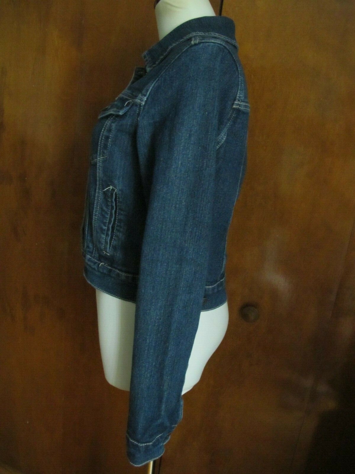 Nofuze Jeans women's soft blue jean jacket medium