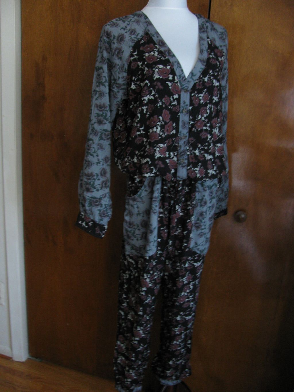 Free People Women's Rayon Summer Floral Print Jumpsuits New