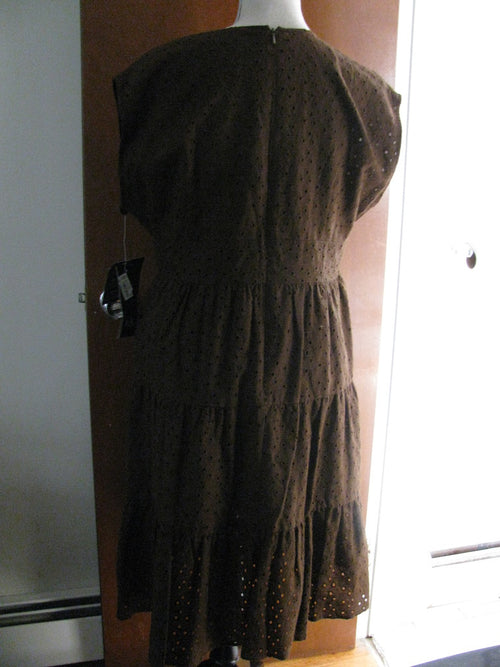Anne Klein women's brown dress 12 