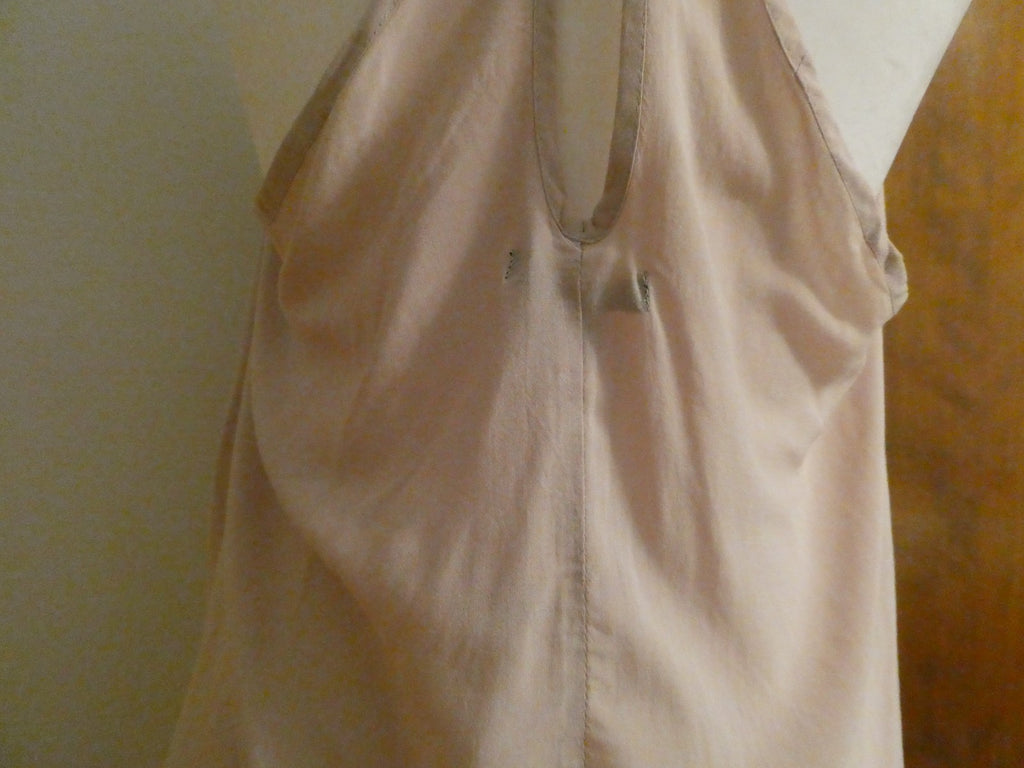 Gap women's dusty pink detailed 100% viscose top size Large