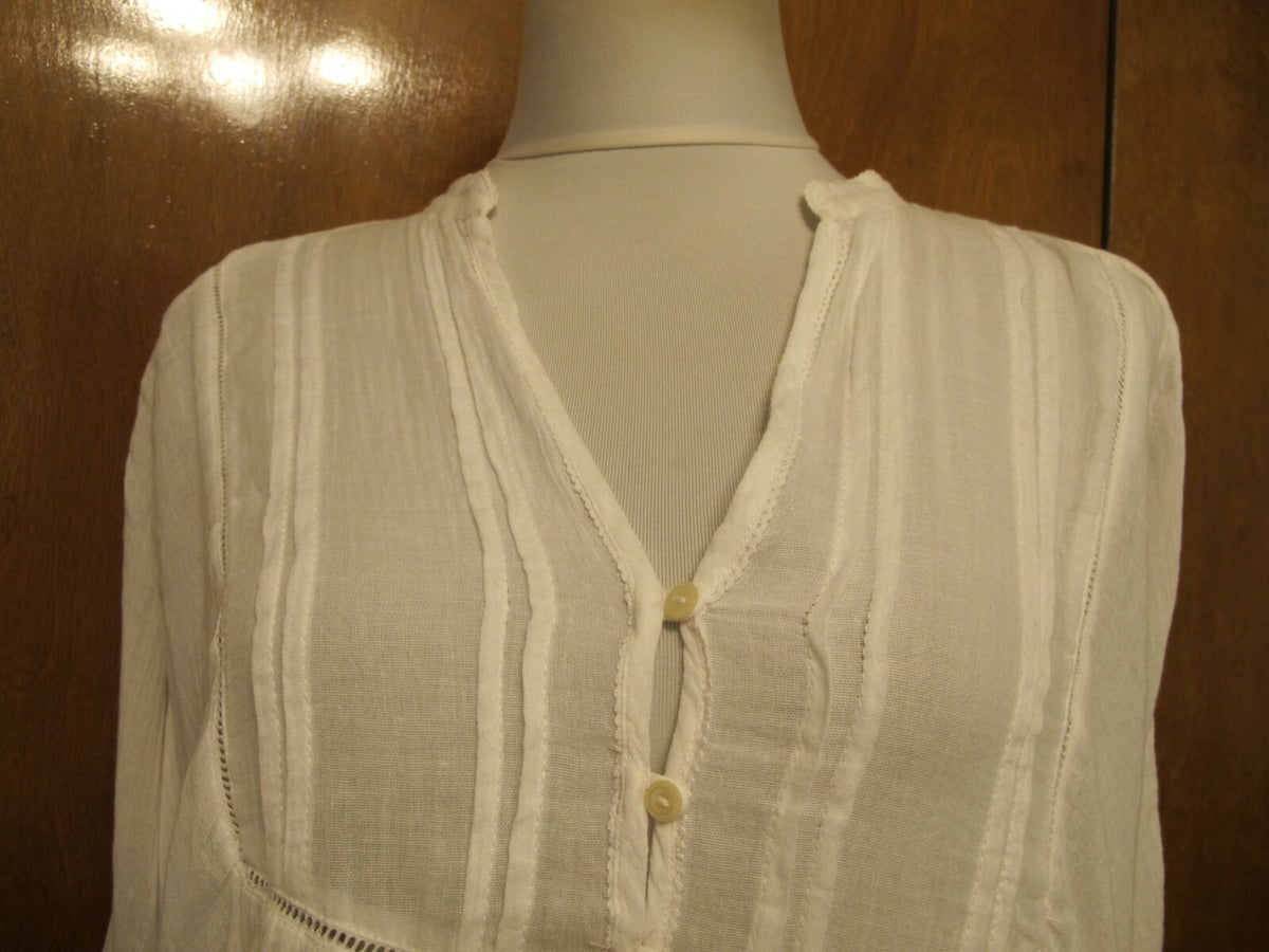 Denim & Supply women's off white long sleeves soft cotton top M, L, XL