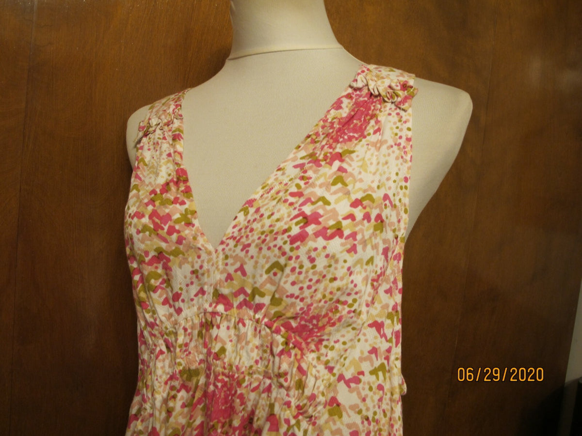 Anthropologie Maeve  Women's Pink Rose Rayon Top 