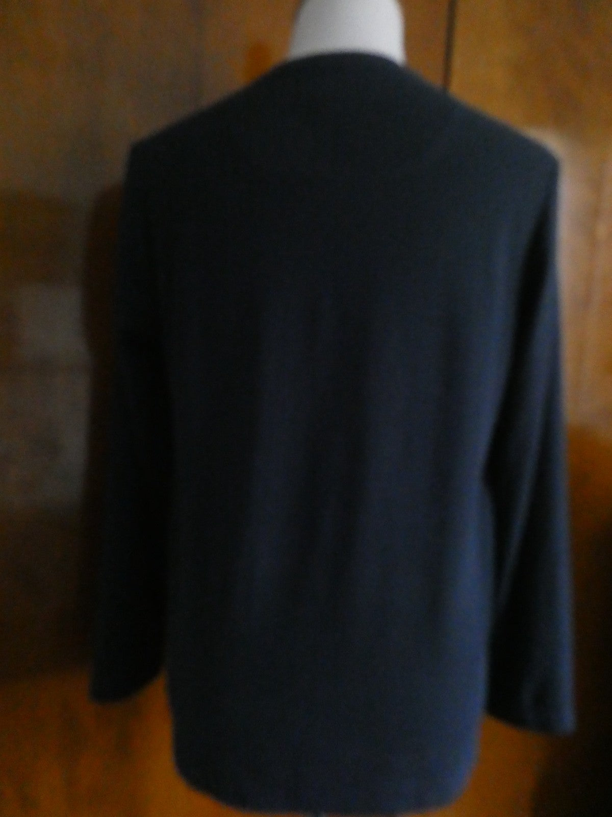 Tommy Bahama Men Medium Long Sleeve Shirt Black Crew Neck Casual Classic Fit