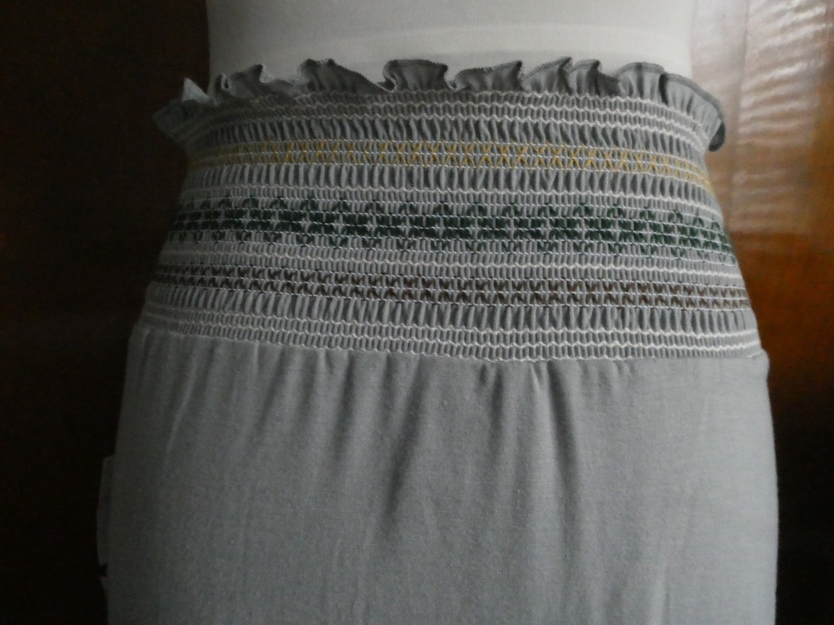 Mimi Chica women gray detailed skirt Large with pockets Large