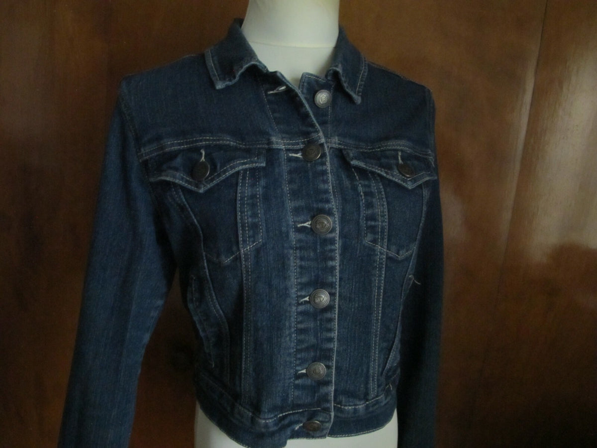 Nofuze Jeans women's soft blue jean jacket medium