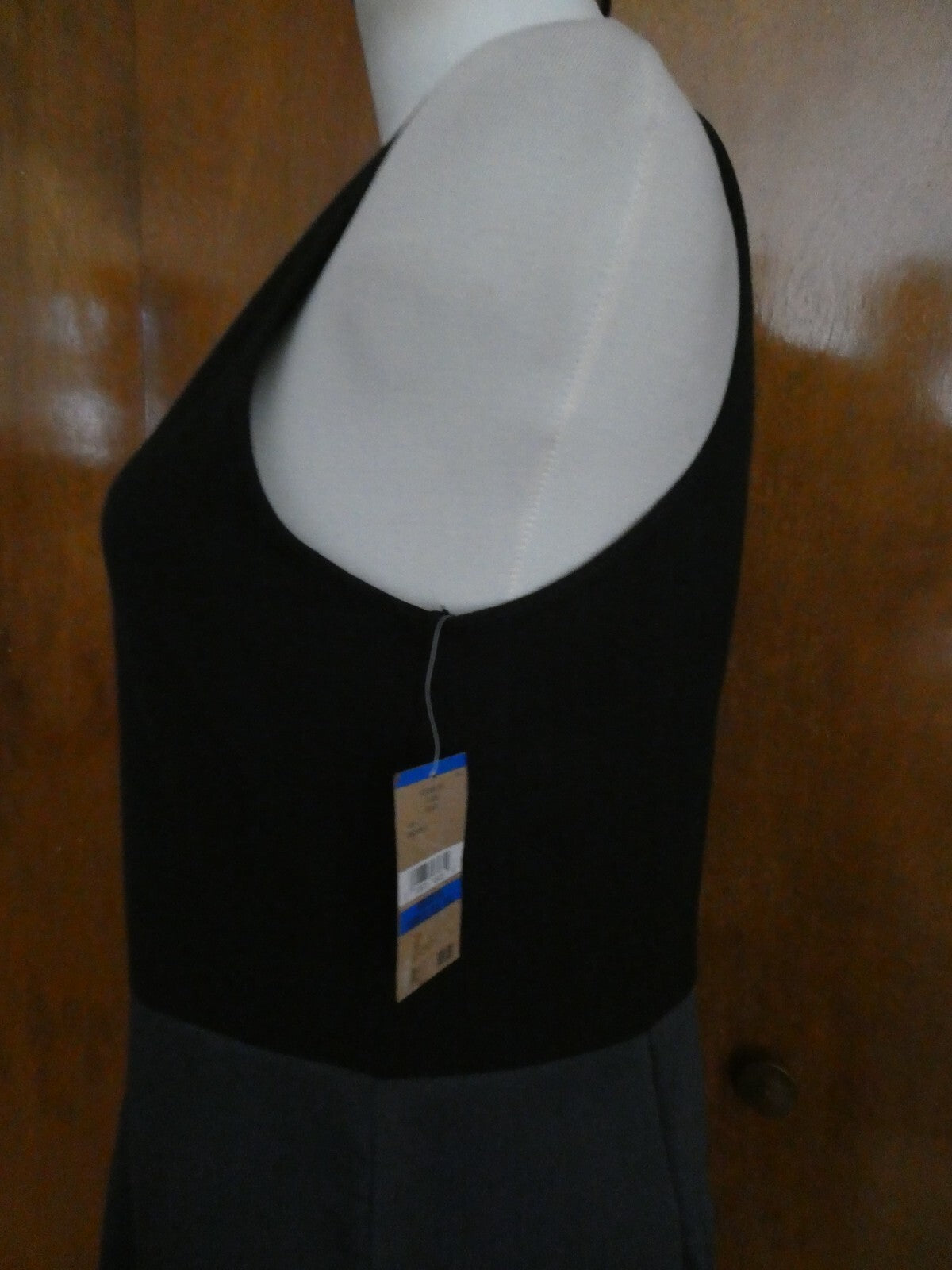 Rachel Roy women's stylish detailed black/navy dress size Xlarge (fits Large)