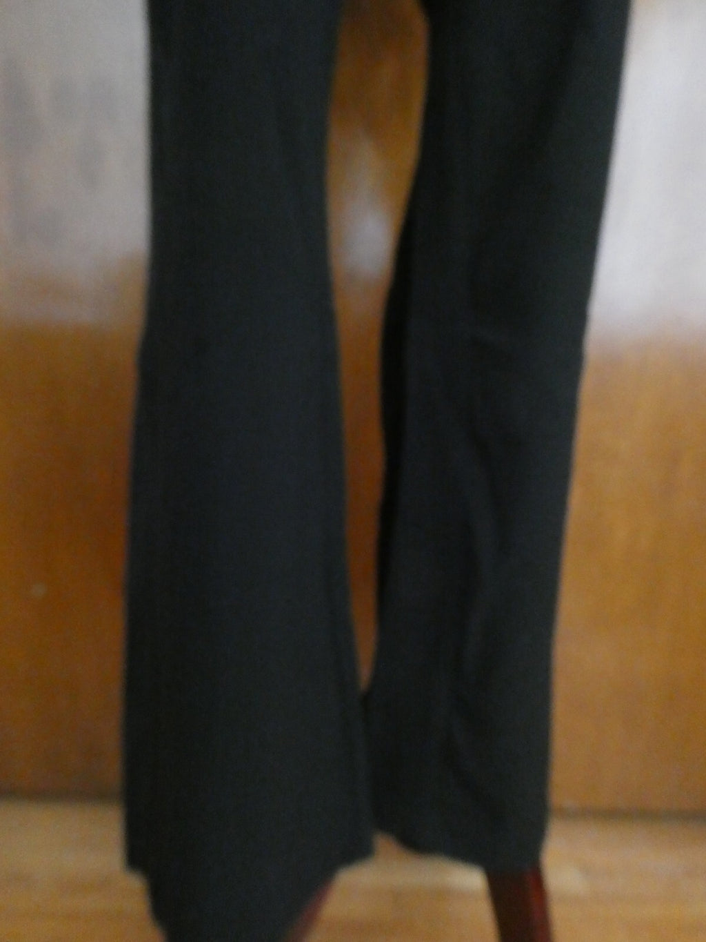 Gloria Vanderbilt women's black dress pants decorated with leather 14 (fits 12)