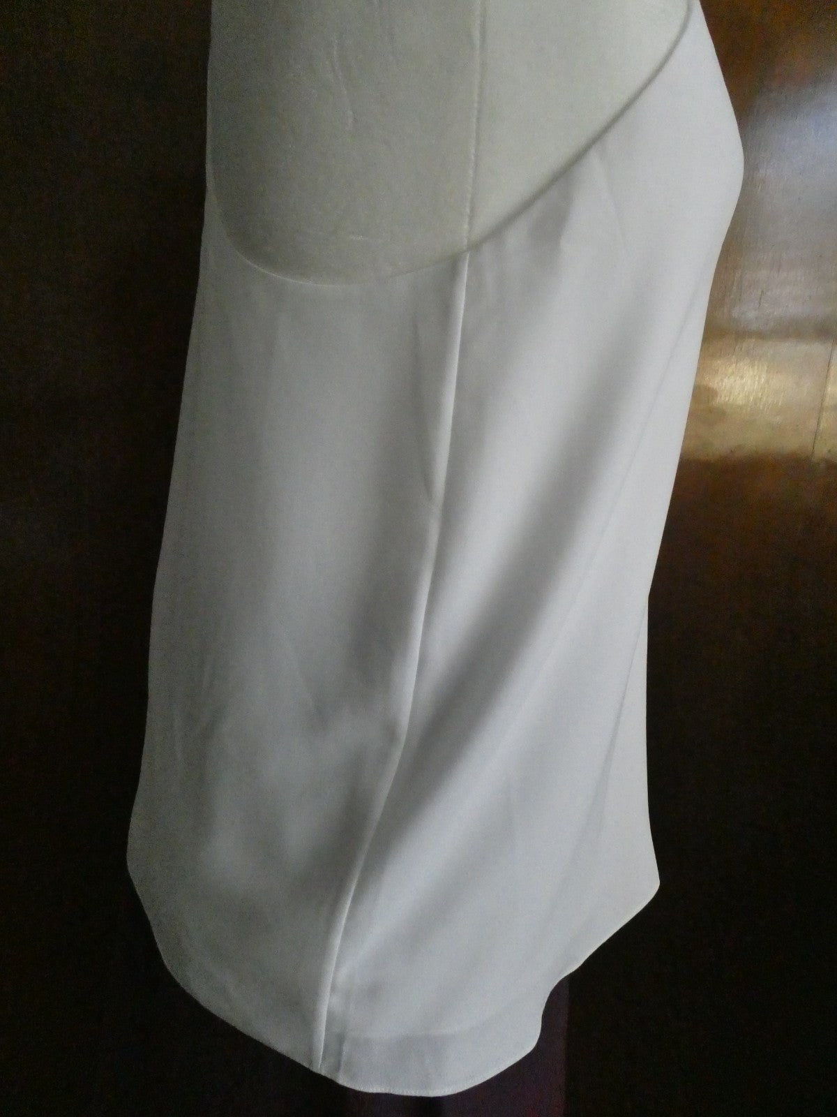 Polo Ralph Lauren Women Cami Top Small White Lined Racerback Triacetate Blend