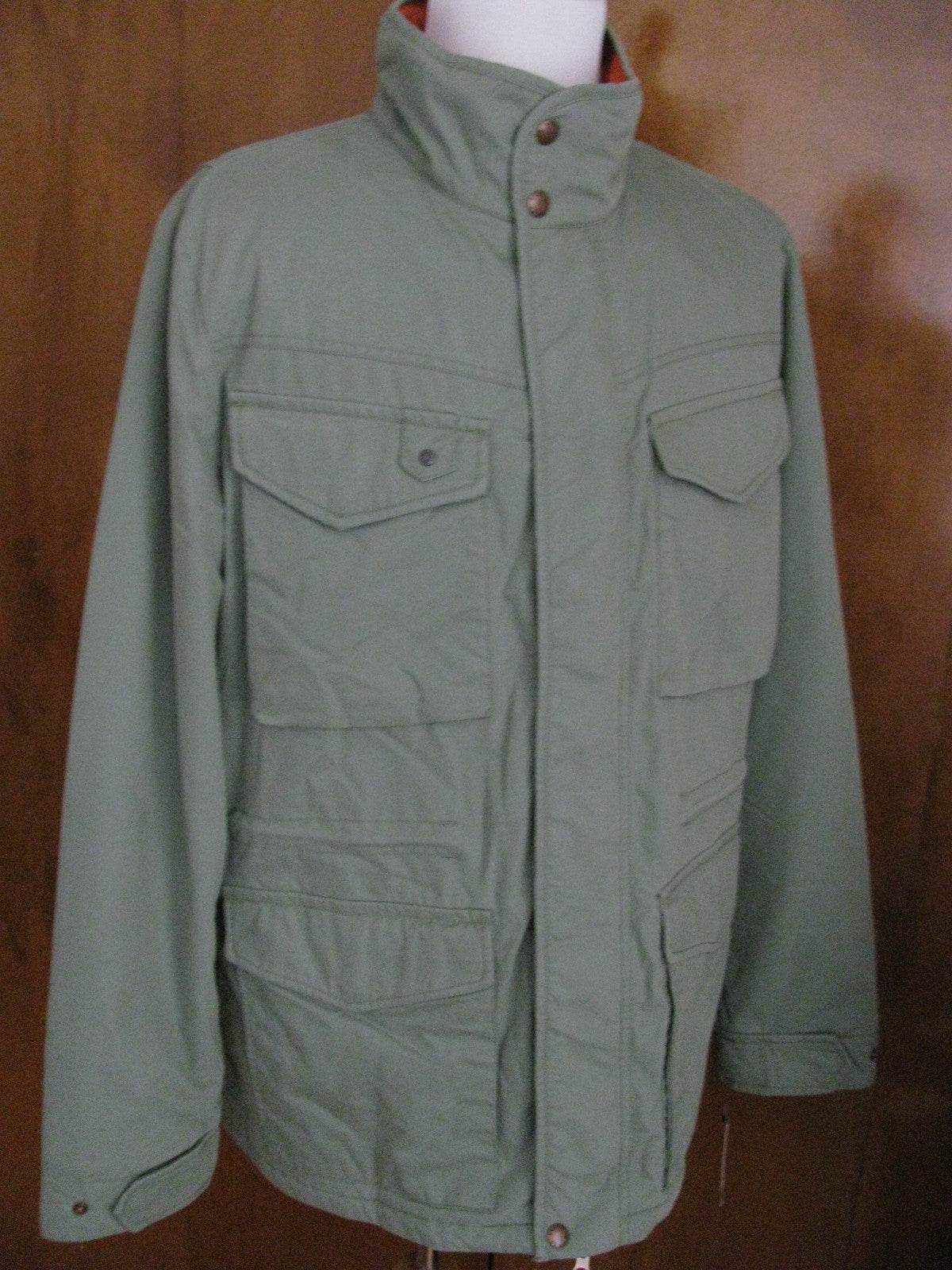 Nautica Men’s Green Seaspray Coat Jacket 