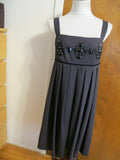 Tahari Arthur S.Levine women's eggplant overalls inspired evening dress size 10