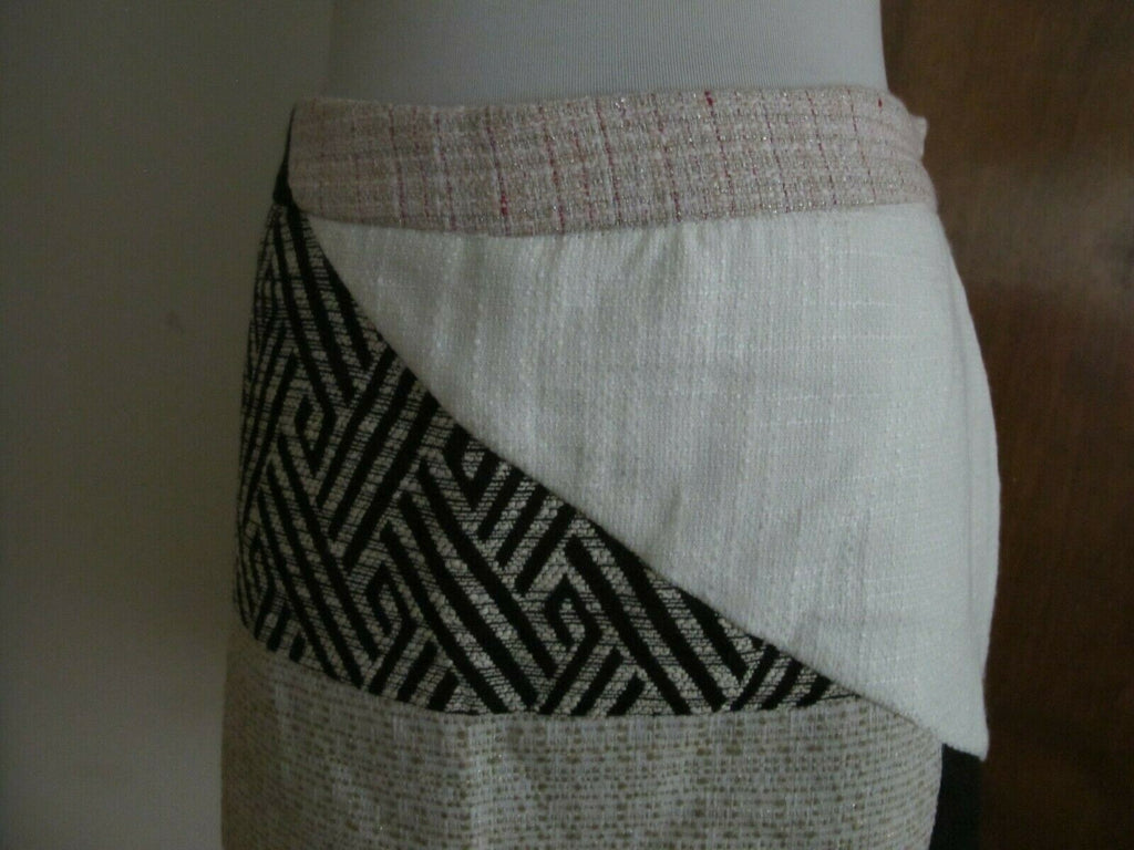 Anthropologie Elevenses Multicolor Women's Wrap Shirts Skirt Size 10 