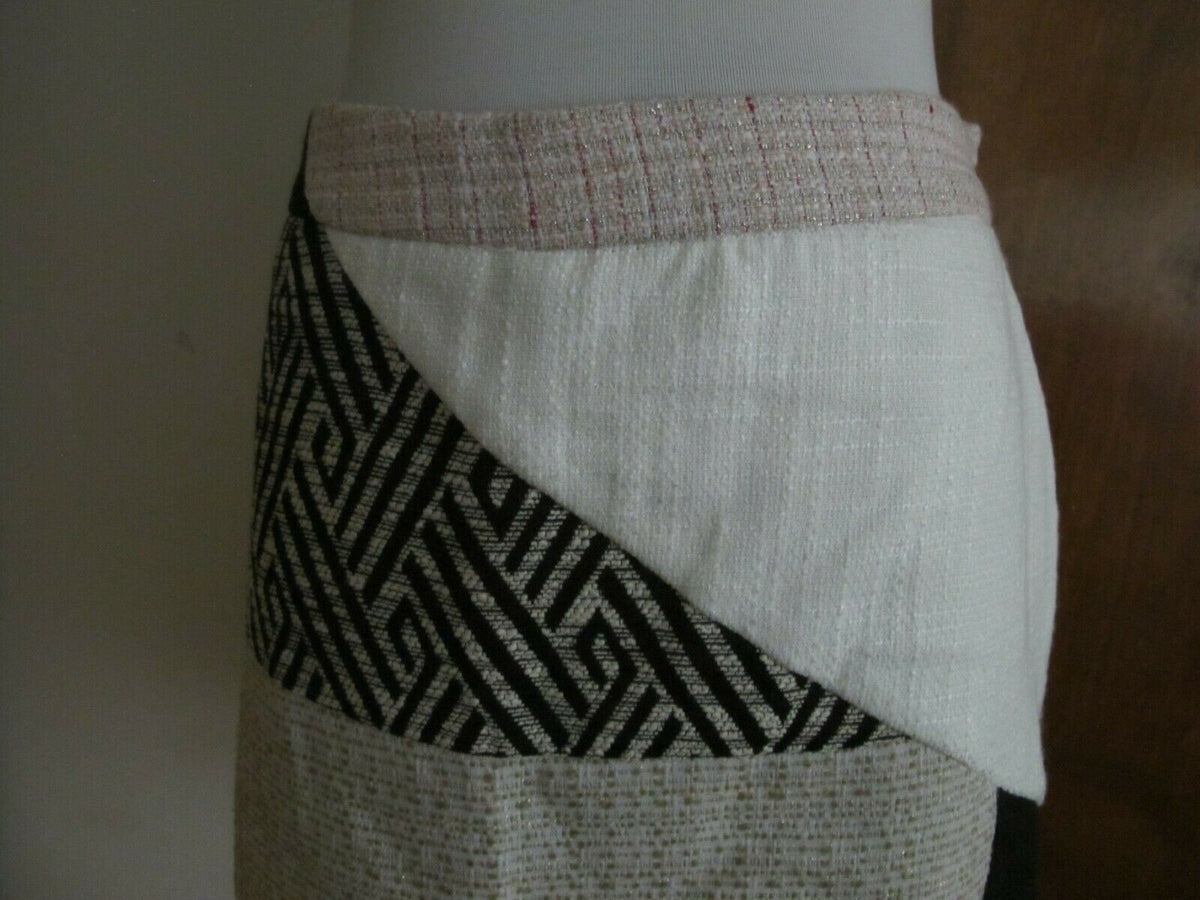 Anthropologie Elevenses Multicolor Women's Wrap Shirts Skirt Size 10 