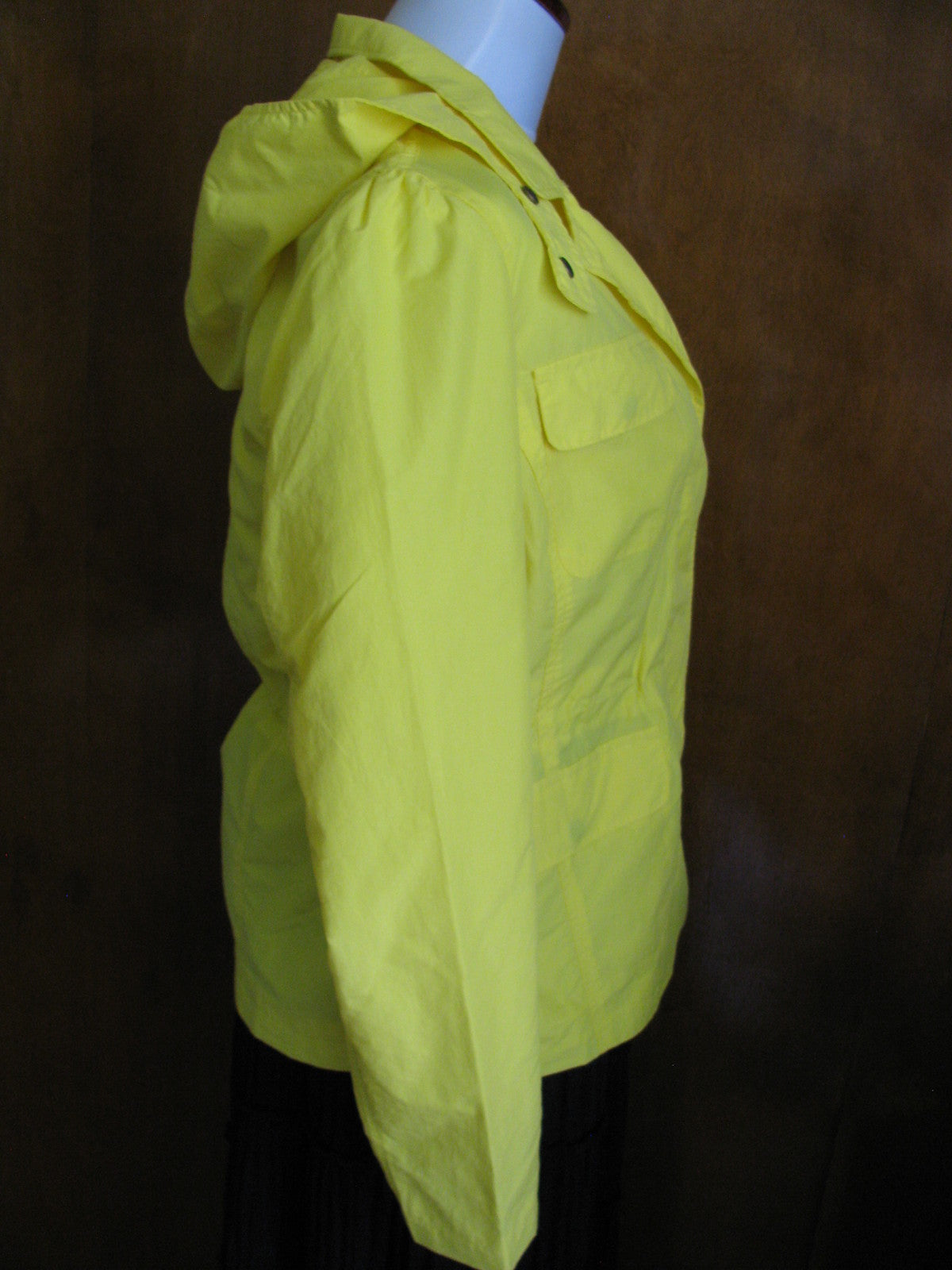 Workshop women's yellow cotton nylon lightweight jacket size Medium NWT  