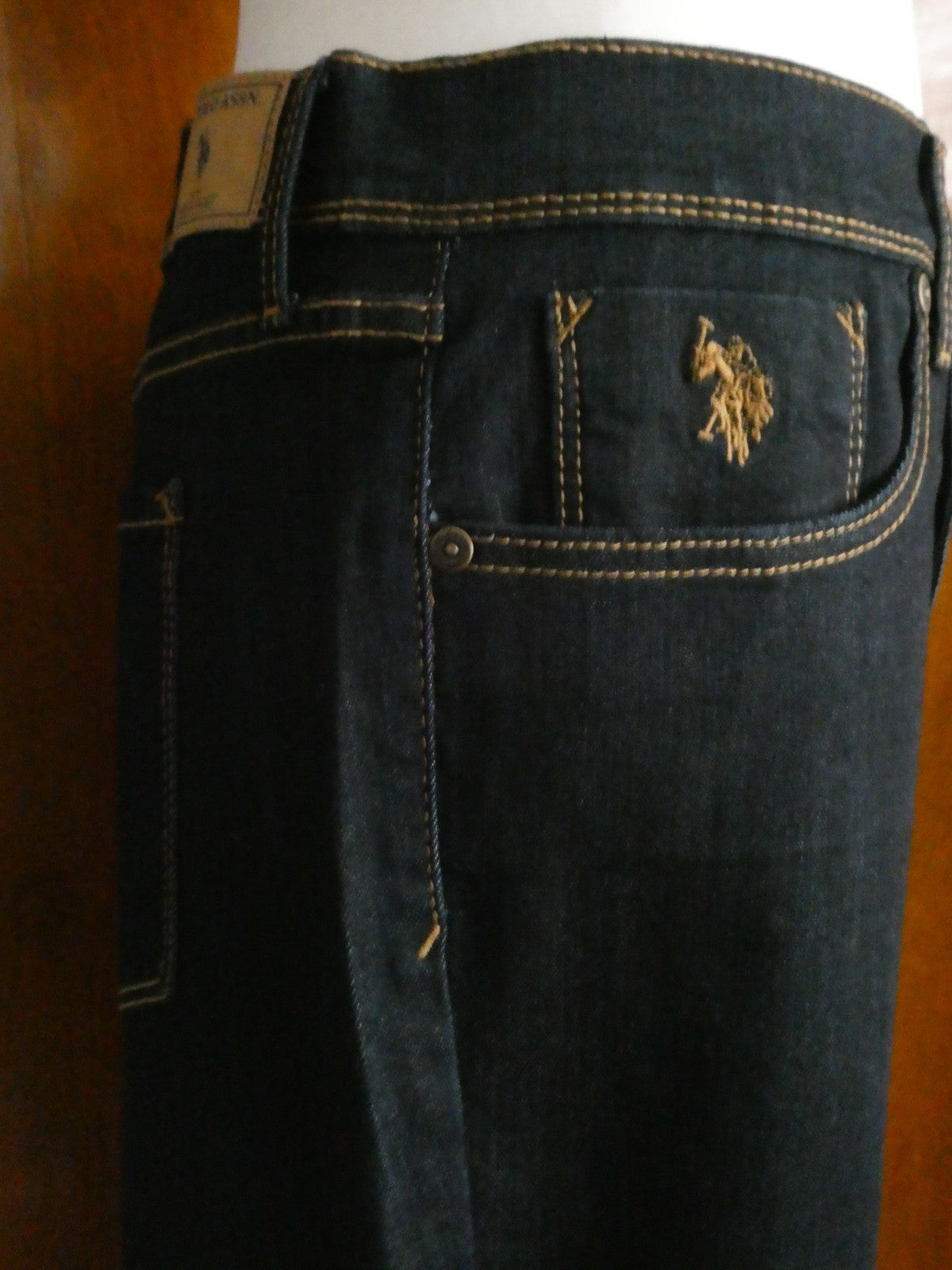 U.S. POLO ASSN. Women Jeans Size 14 Regular (Tagged 16) Skinny Mid Rise NWT