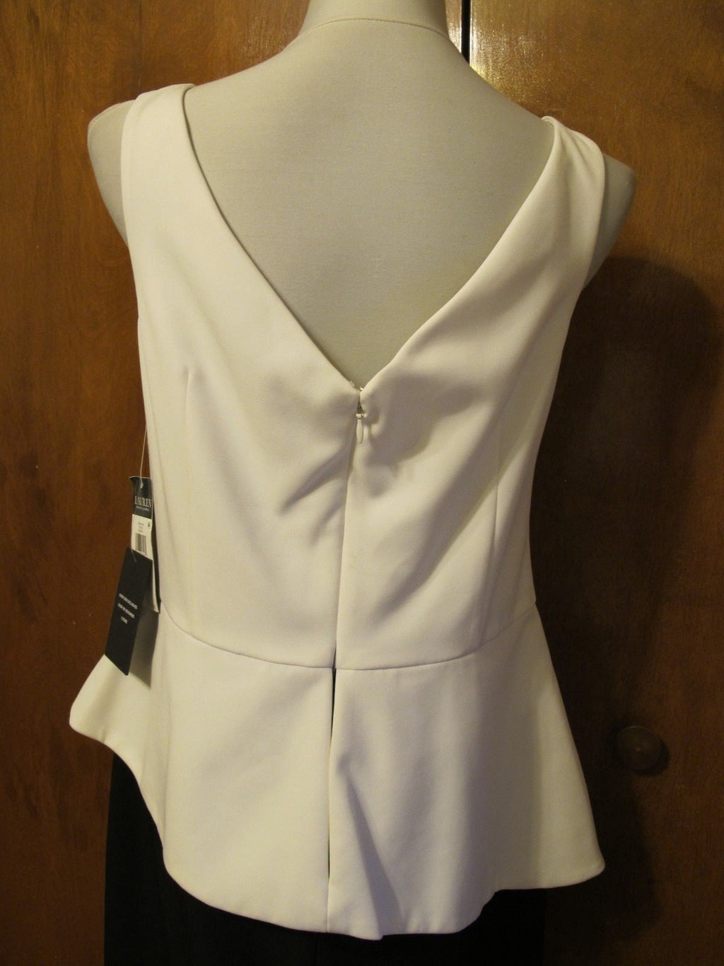 Ralph Lauren's women’s black ivory evening dress 12