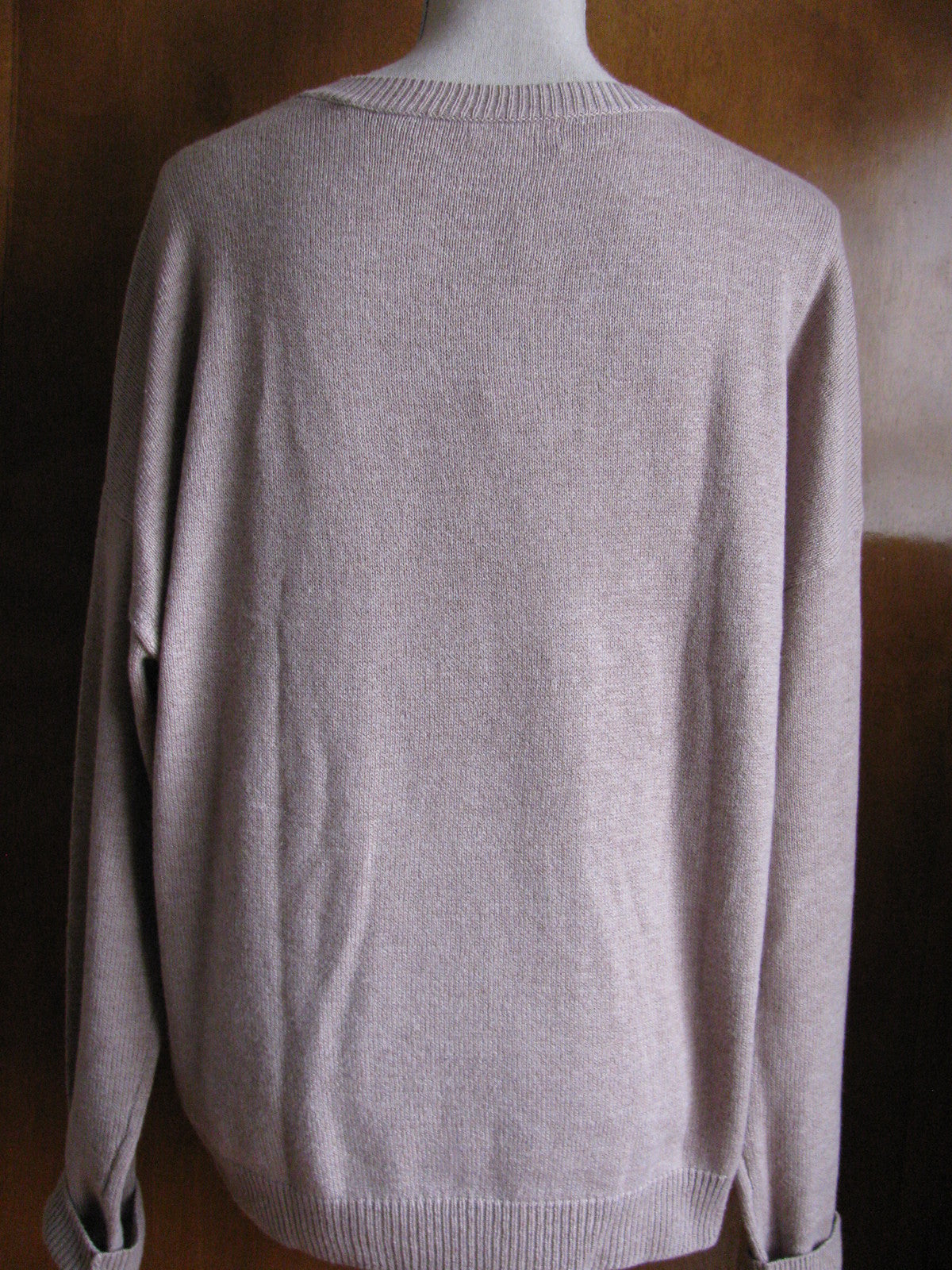 Gap Women's Beige Front Holes Designed Sweater Size Large New