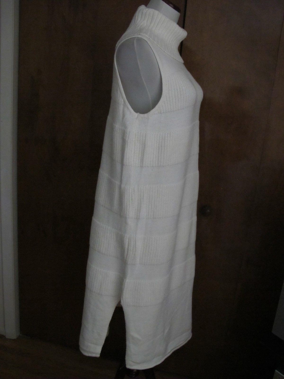 Anthropologie women’s off white dress Large NWT