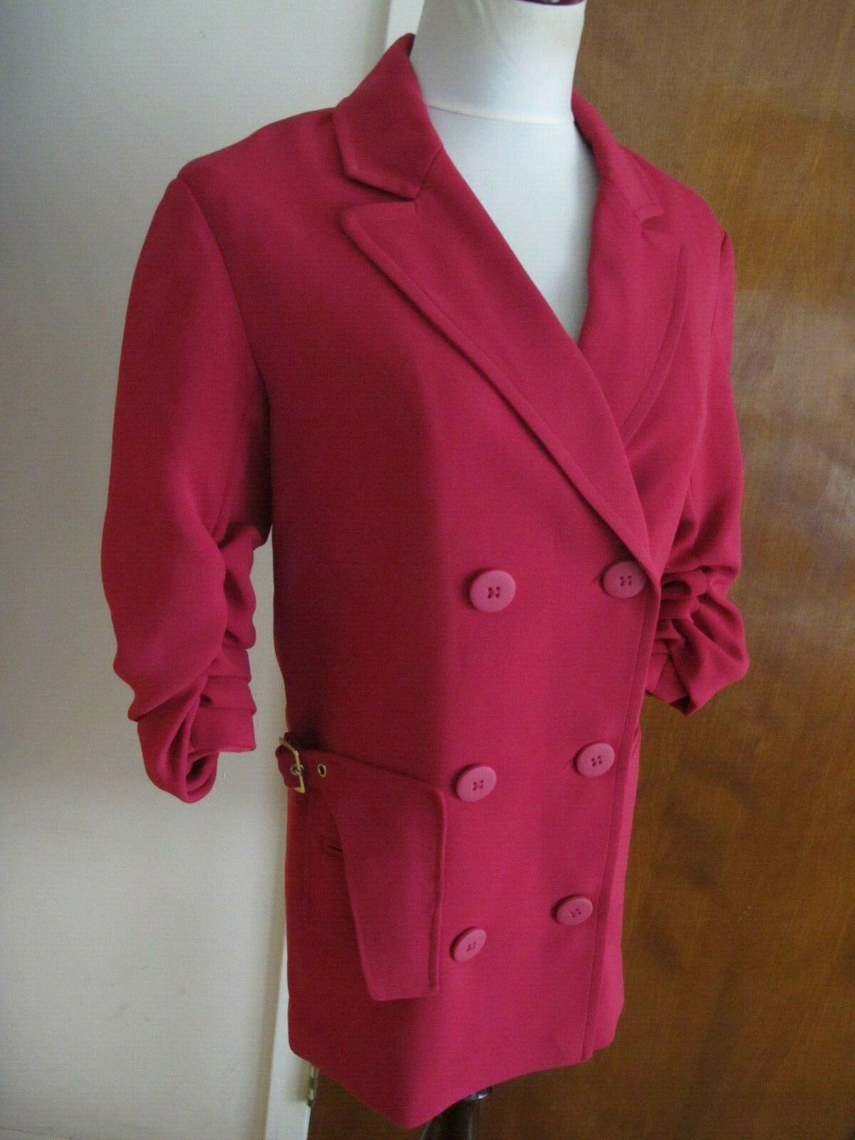 Armani Exchange Women's Red Detailed Blazer 6GYG20 YN40Z