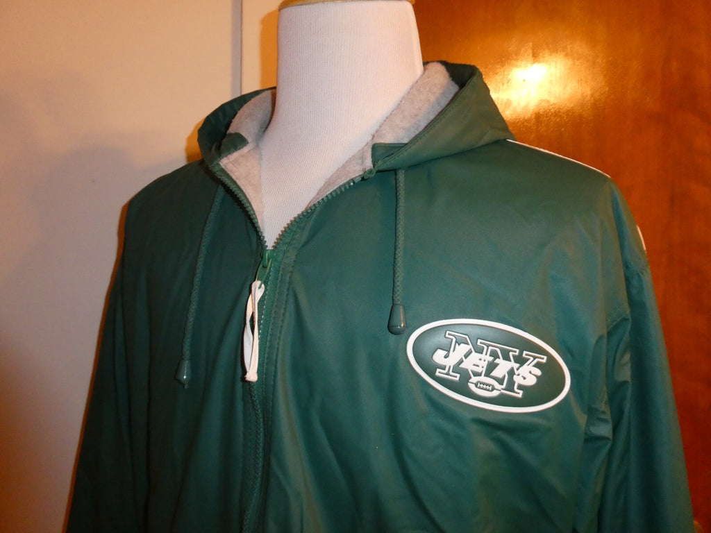 New York Jets Pro Line Coat Size Medium Unisex Adult with Hood and Liner