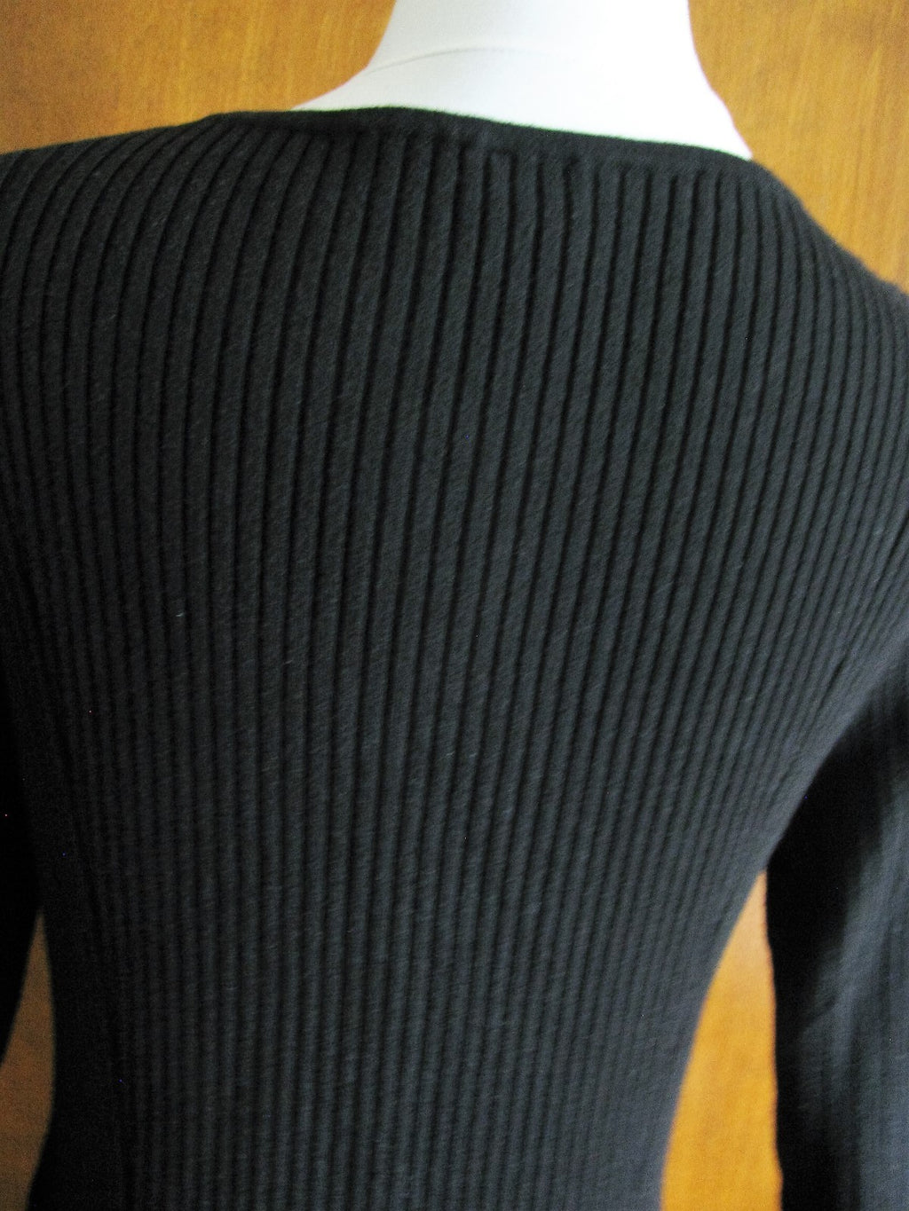 Gap women's Black Cotton Viscose Sweater Dress Xlarge Fits size Large 