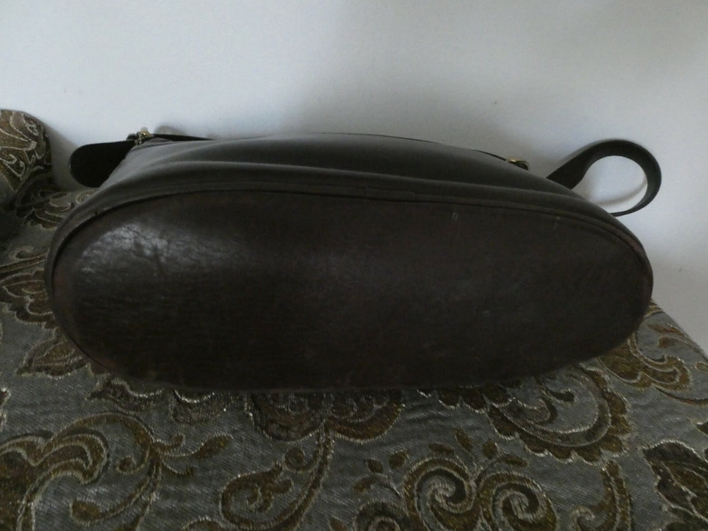 Vintage Coach Fletcher Crossbody Brown Leather Shoulder Bag Handbag 9C8Z-4150