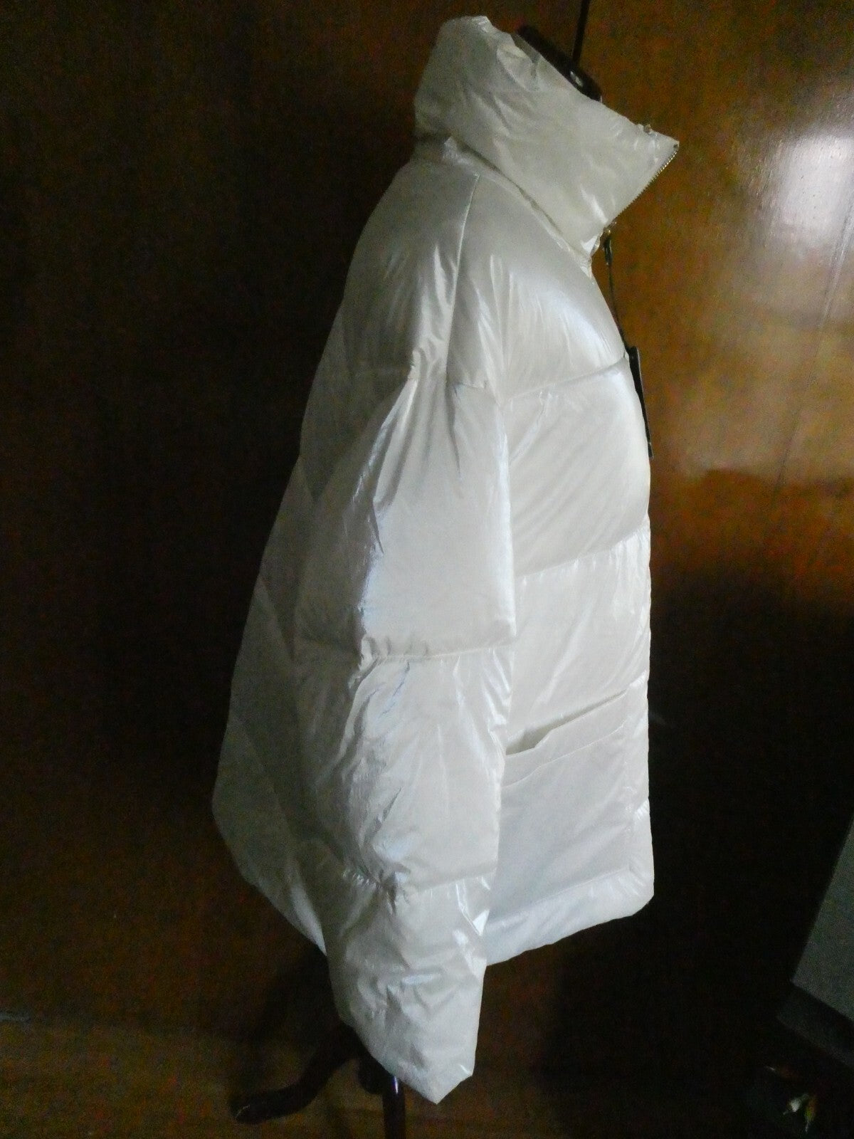 Armani Exchange Women's White Winter Caban Coat Large SKU#6LYK25-YN3HZ-1130