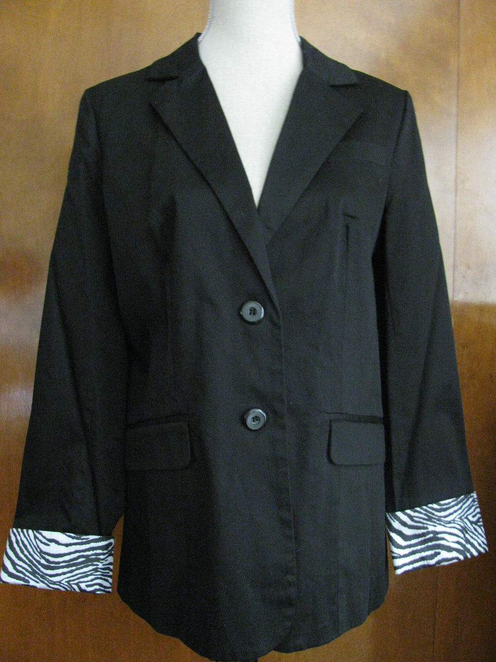 New Richard Malcolm Women's Black Blazer PLarge