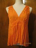 Anthropologie Maeve  Women's Coral Rayon Top 