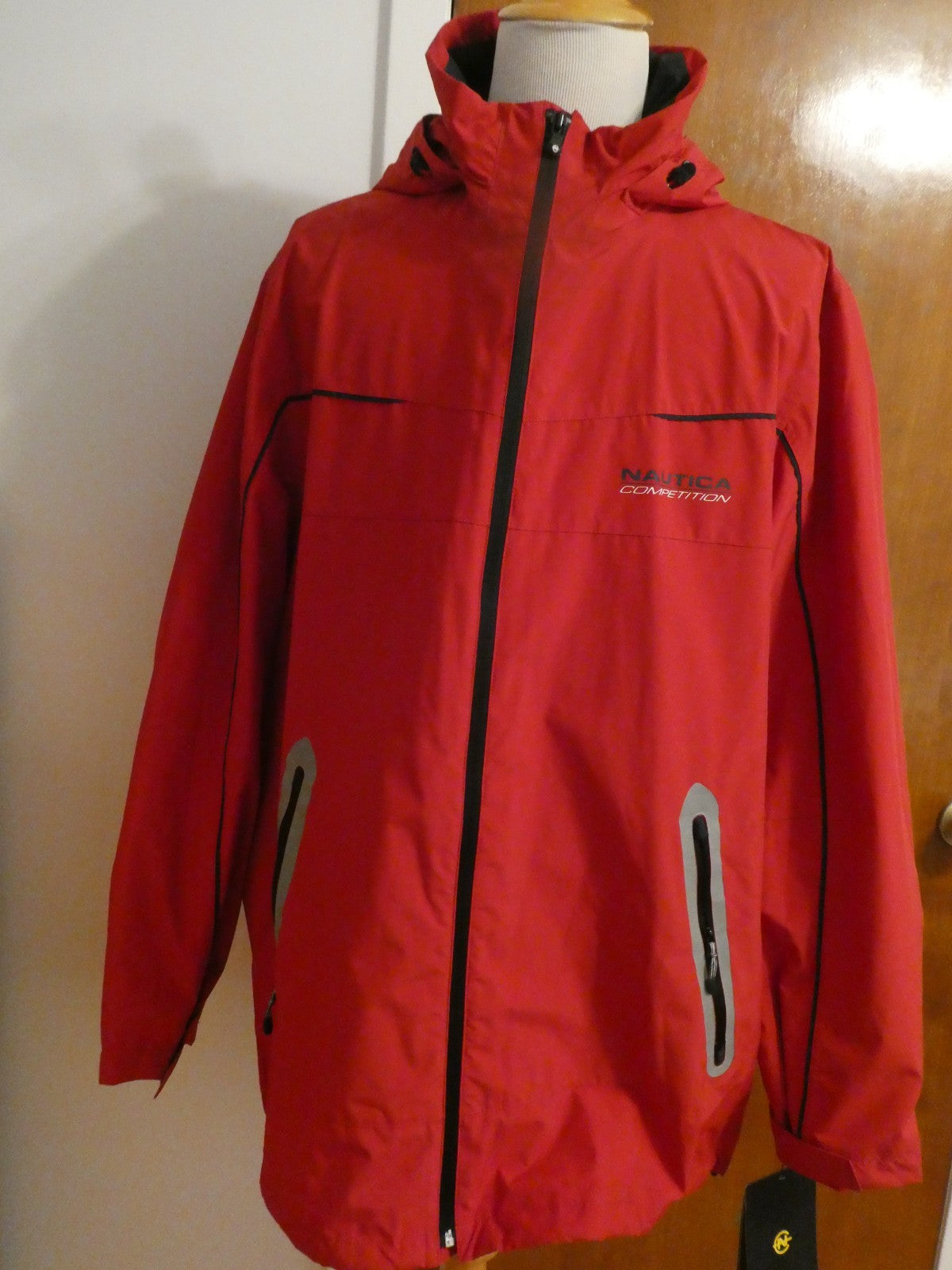Nautica Competition men’s red water-resistant series breathable jacket XXL