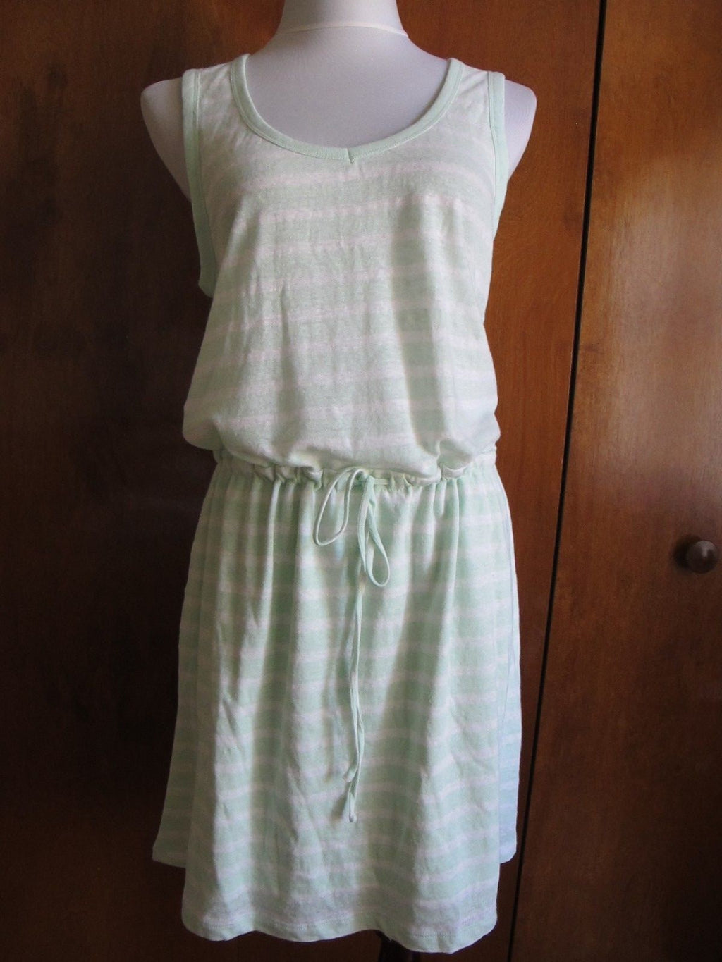 Gap women's stripped cotton linen dress size Medium 