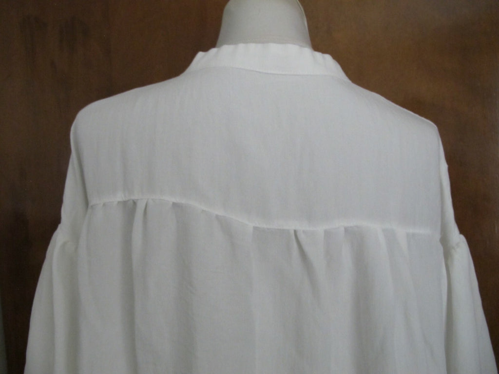 L&Z women's white size Large top blouse