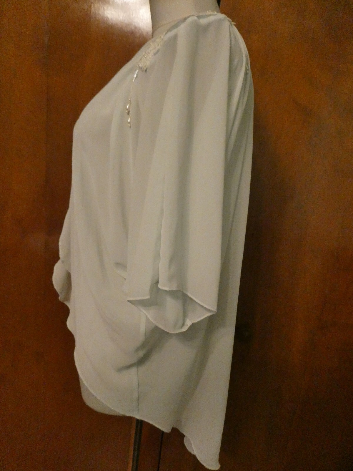 Hilton women's light blue evening tunic top size 10 Australia