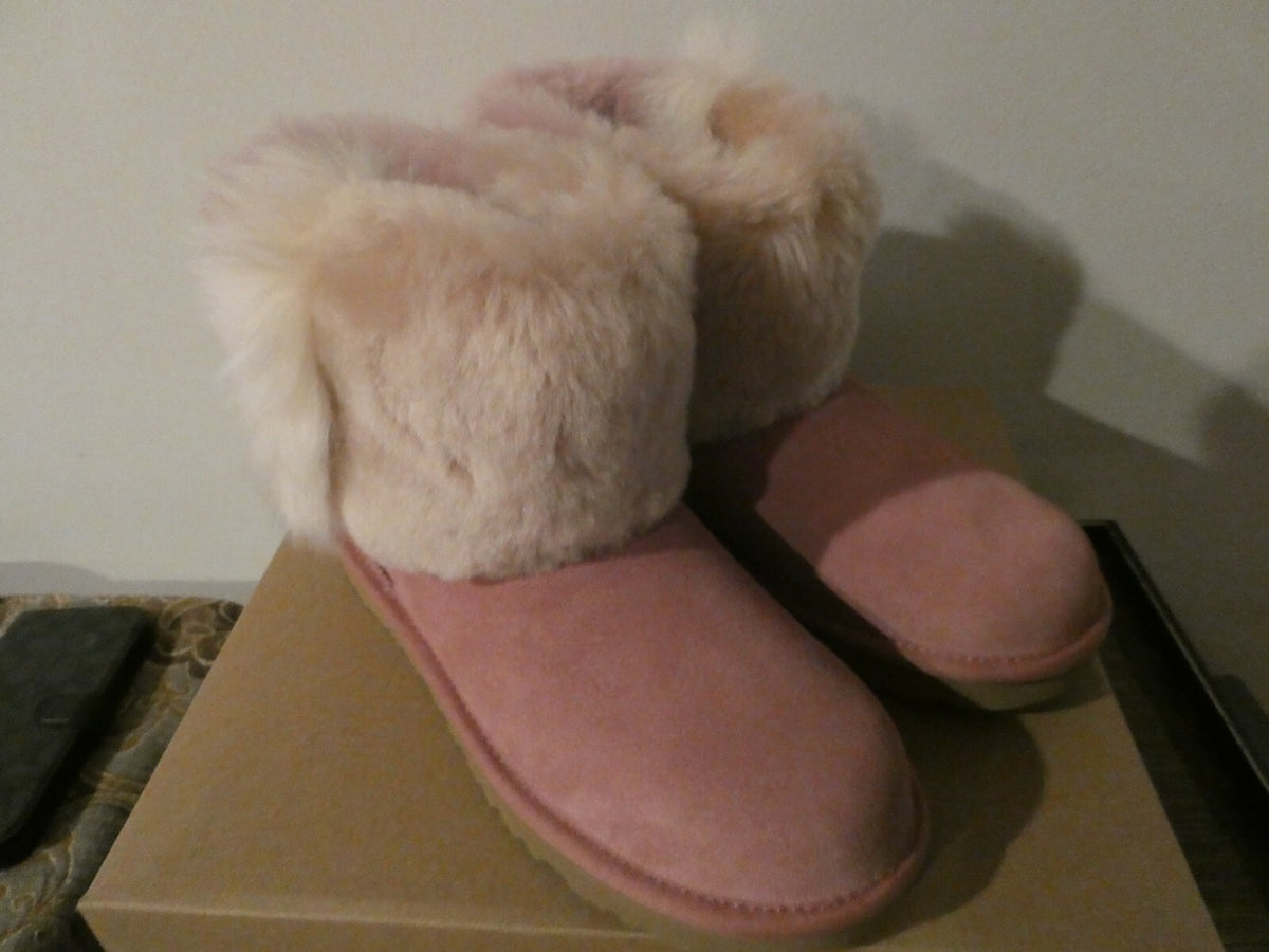 UGG Classic Mini Wisp PDW Arroyo Sheepskin Women's Boots Size US 7 Style 1101039