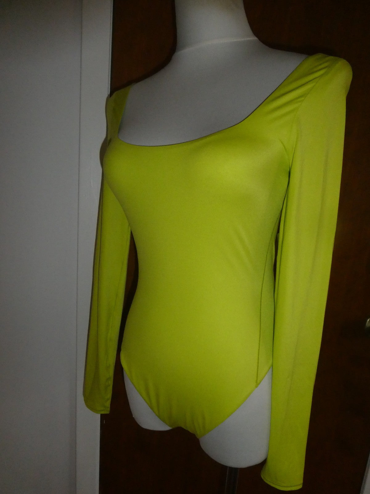 Lululemon Bodysuit Wundermost Nulu Long Sleeve Thong Lime XS, M, L, XL