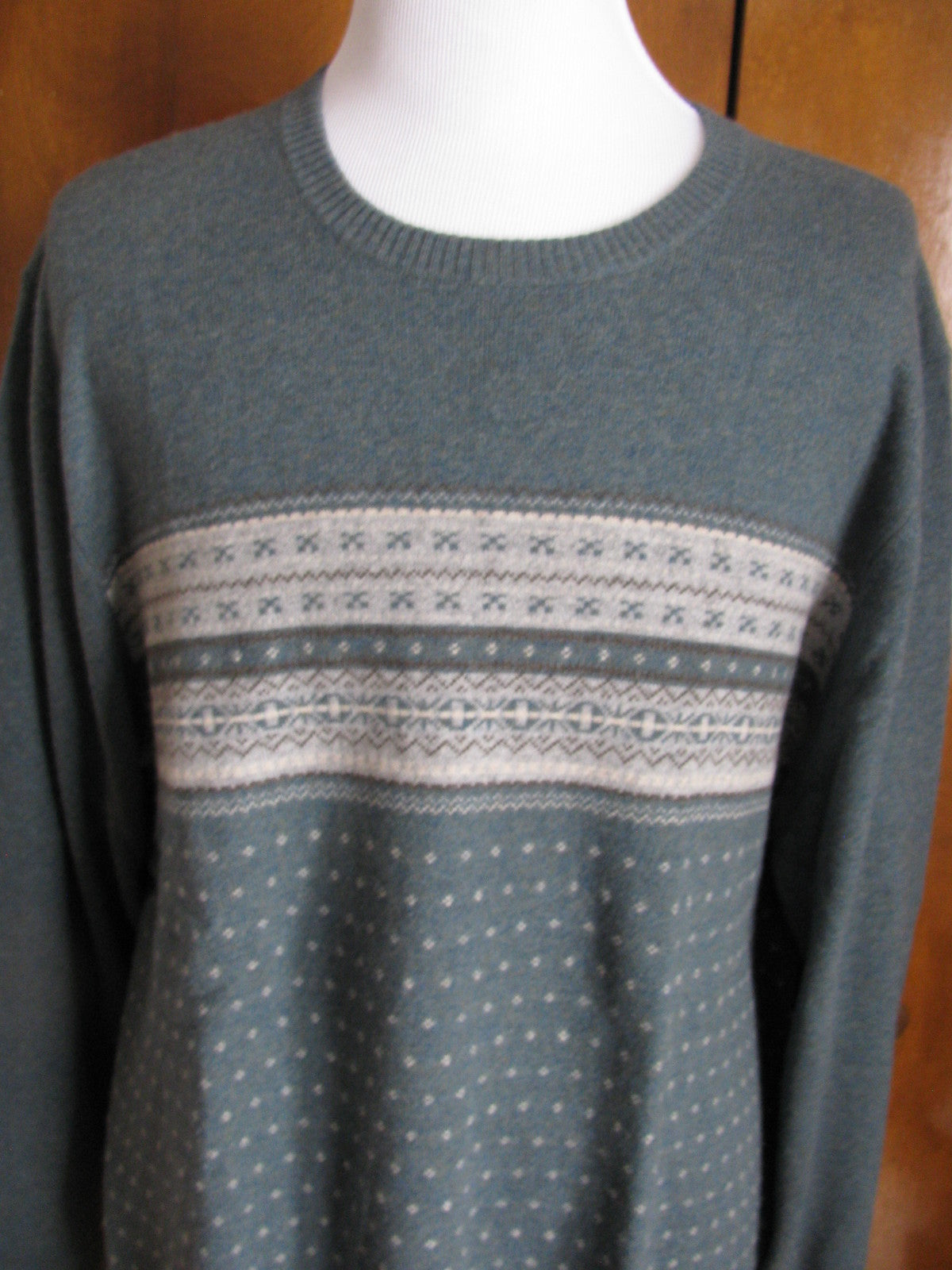 Bloomingdales men's combo cashmere crewneck sweater size XXL New