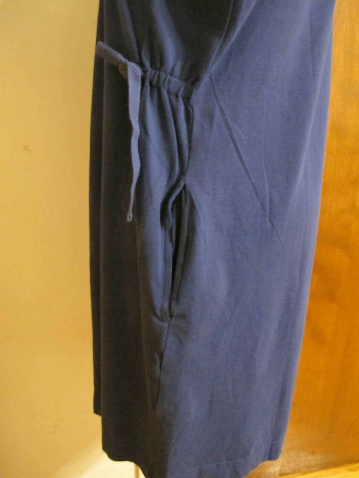 Stan Herman women's navy cotton dress Large